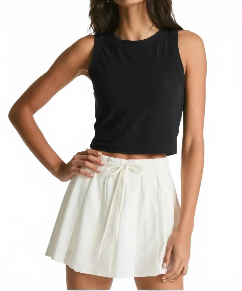 NEW YEAR OF OURS studio racer tank top in black